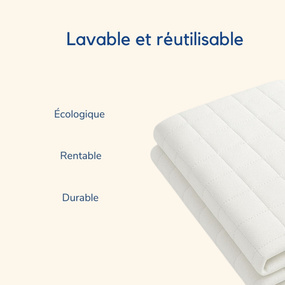 Alèse lavable et réutilisable pour incontinence