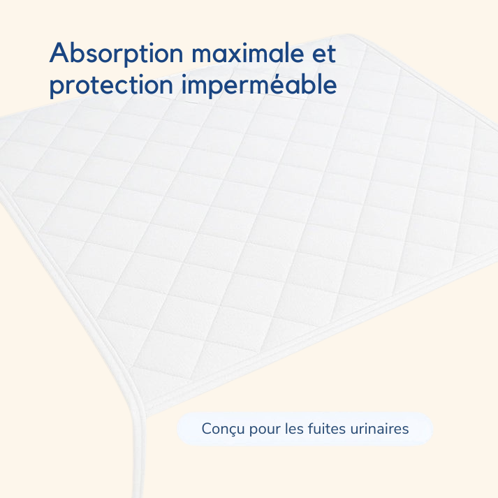 Alèse lavable et réutilisable pour incontinence